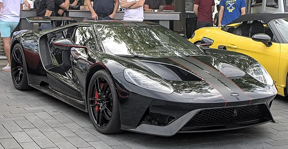 Ford GT second generation coupes, three-quarter front view